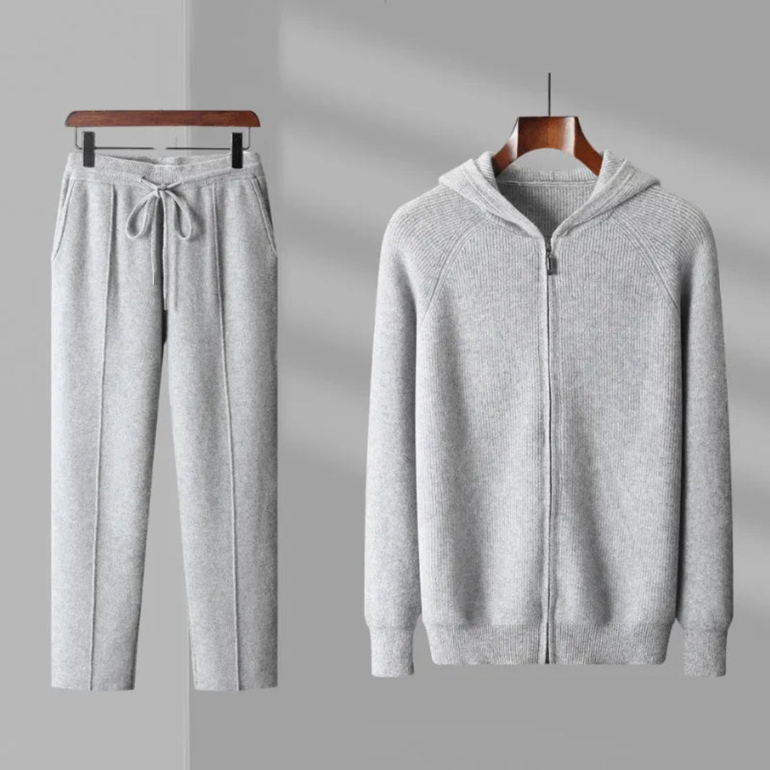 Calvin Wool Hoodie & Trousers Set
