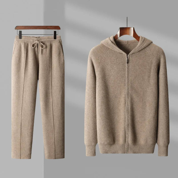 Calvin Wool Hoodie & Trousers Set