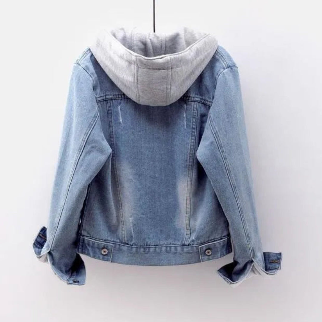 Camden Sherpa-Lined Denim Hoodie Jacket Artisio