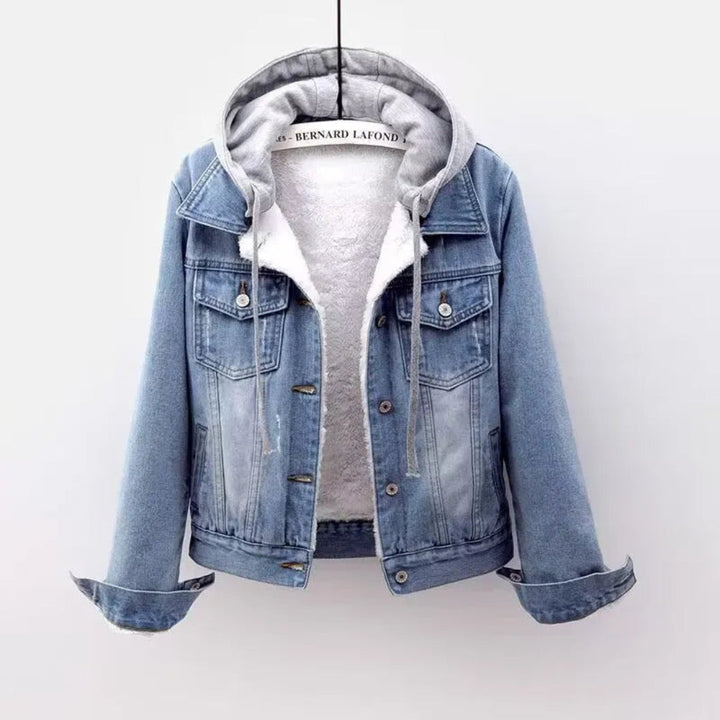Camden Sherpa-Lined Denim Hoodie Jacket Artisio