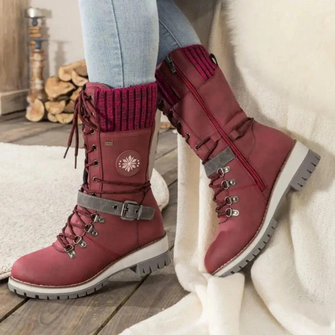 Tracy Lace-Up Snow Boots Artisio