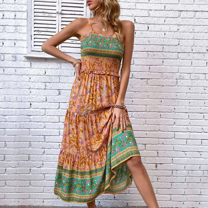 Camilla Floral Tiered Maxi Sundress