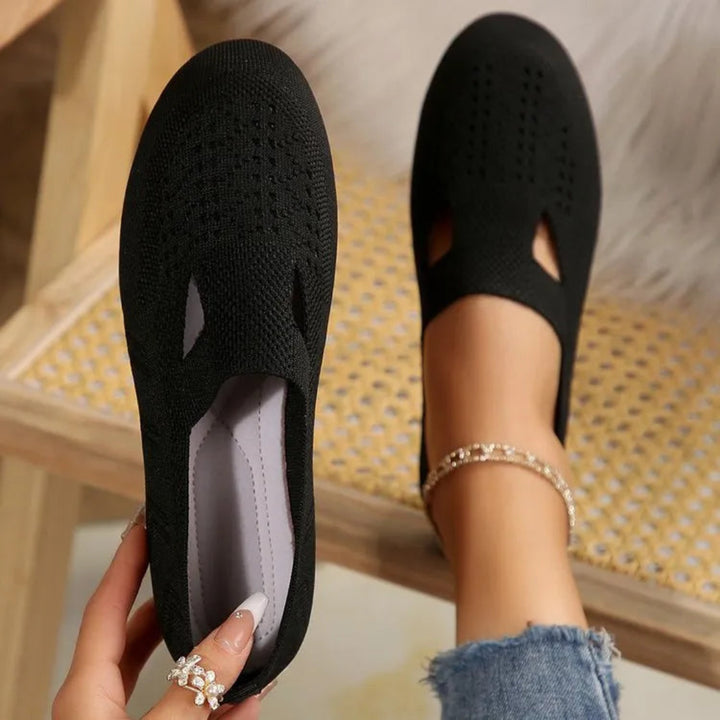 Carla Slip-On Orthopedic Knit Flats