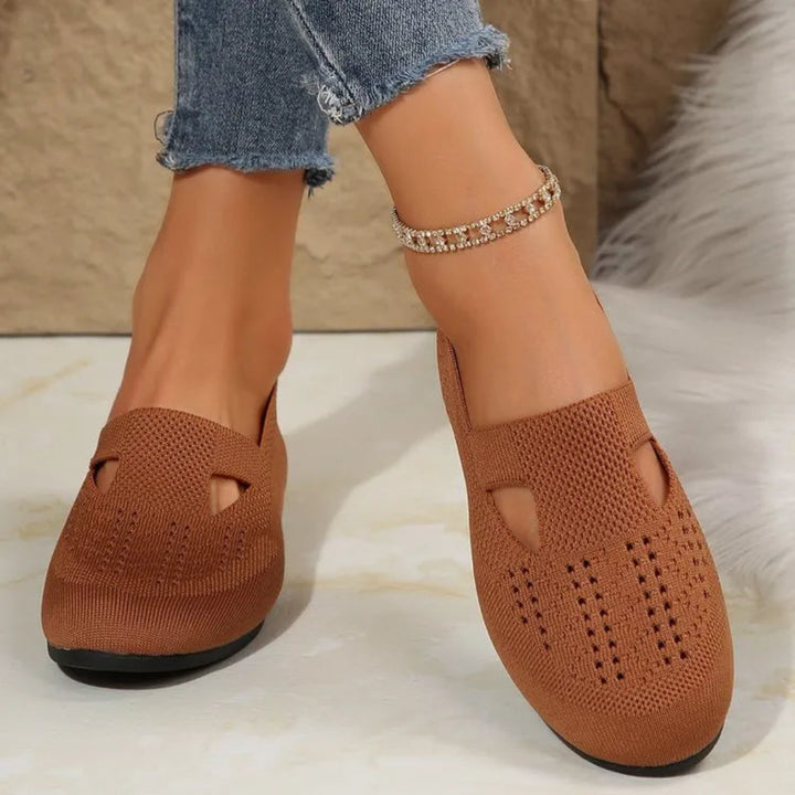 Carla Slip-On Orthopedic Knit Flats