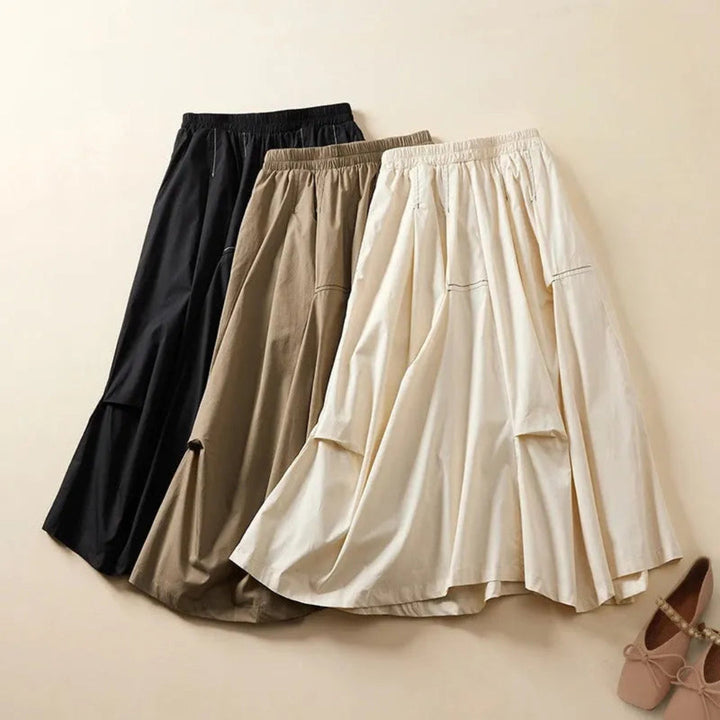 Carol Flowy A-Line Maxi Skirt Artisio