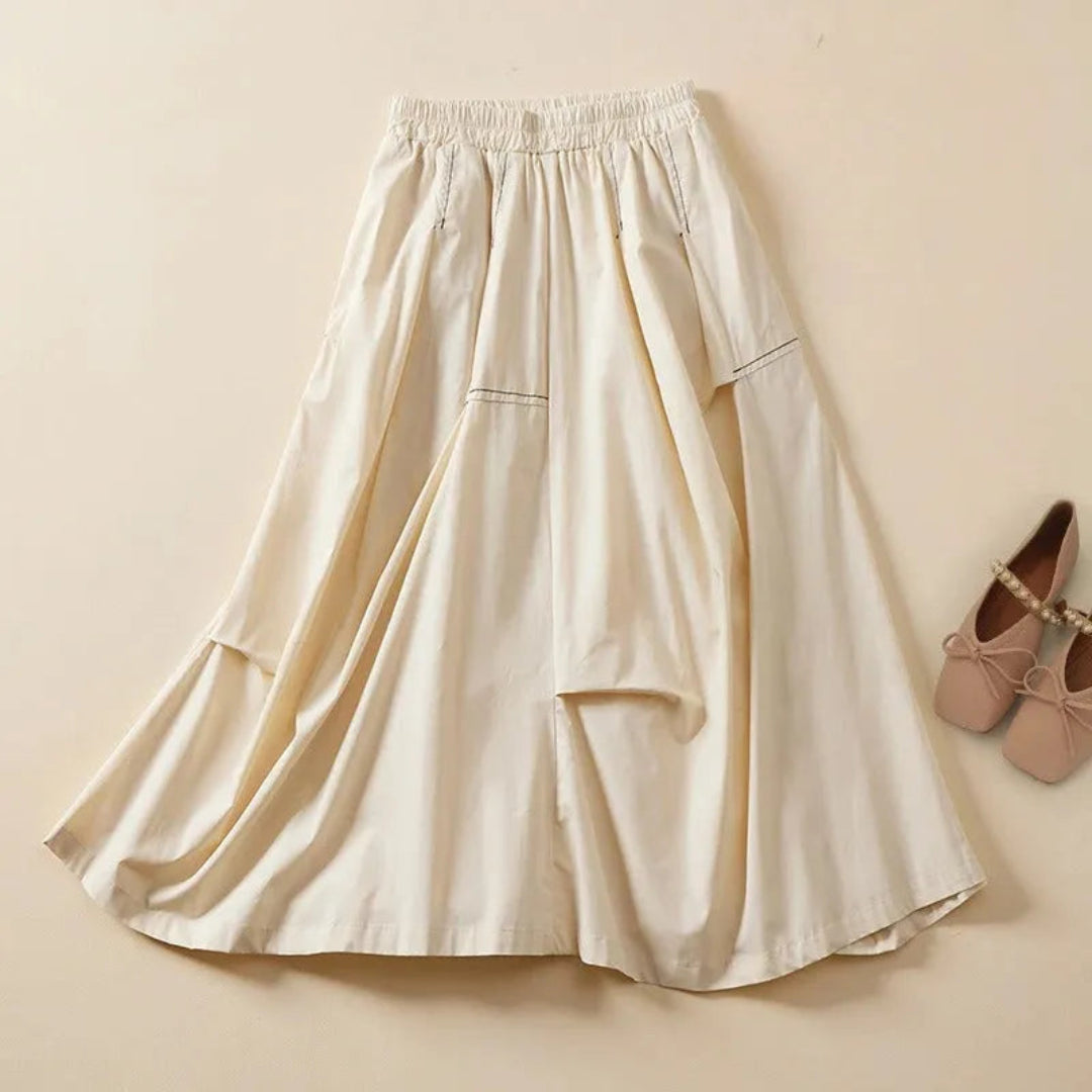Carol Flowy A-Line Maxi Skirt Artisio