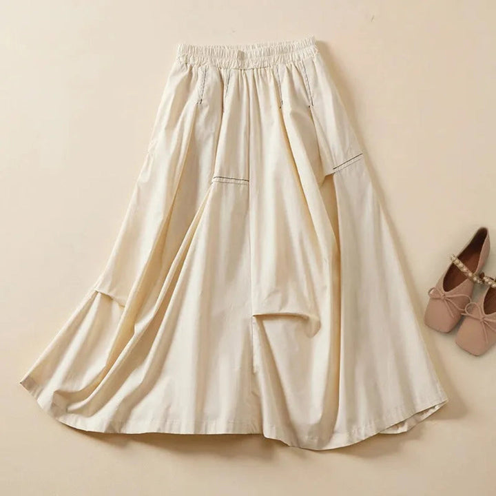 Carol Flowy A-Line Maxi Skirt Artisio