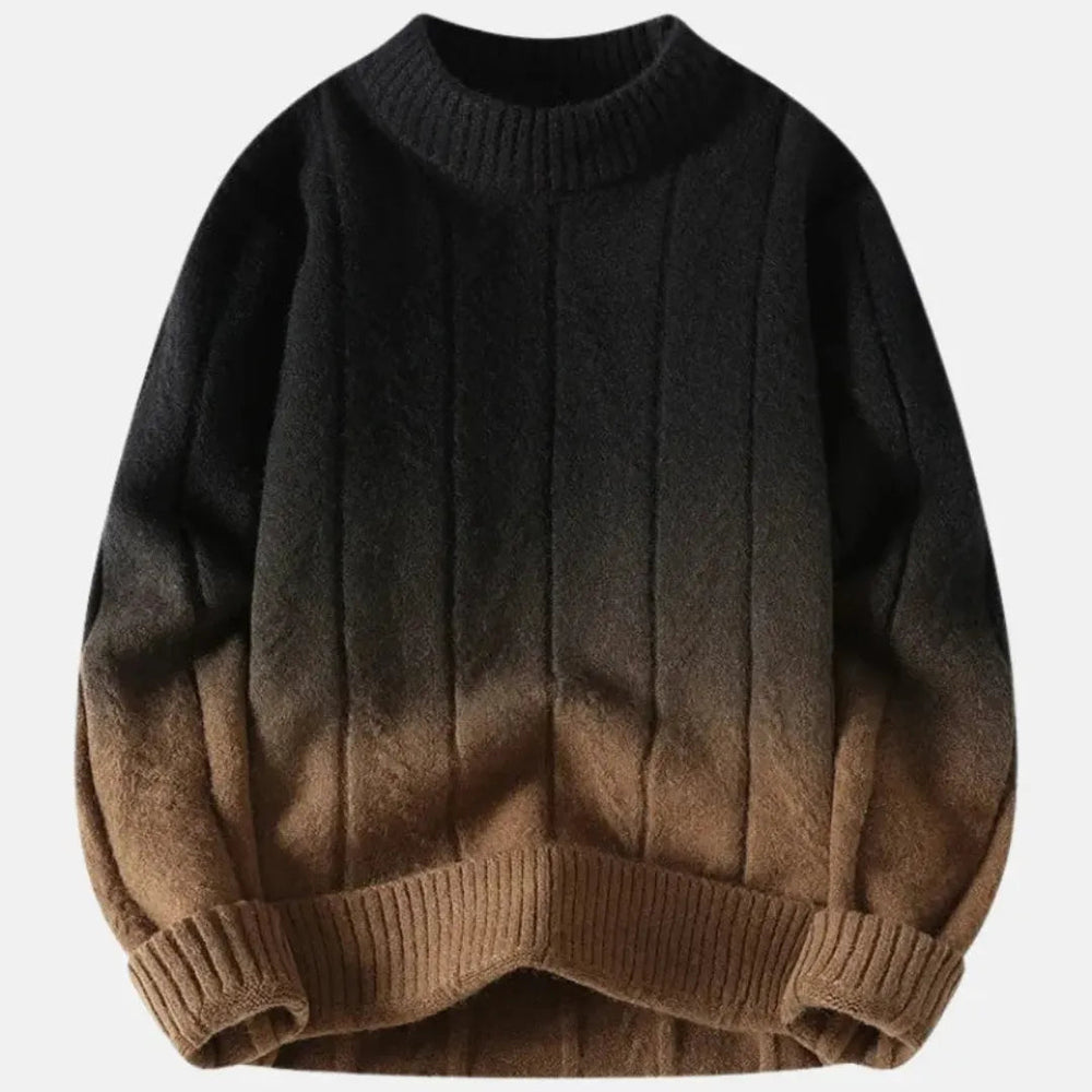 Cascade Ombré Crewneck Sweater Artisio