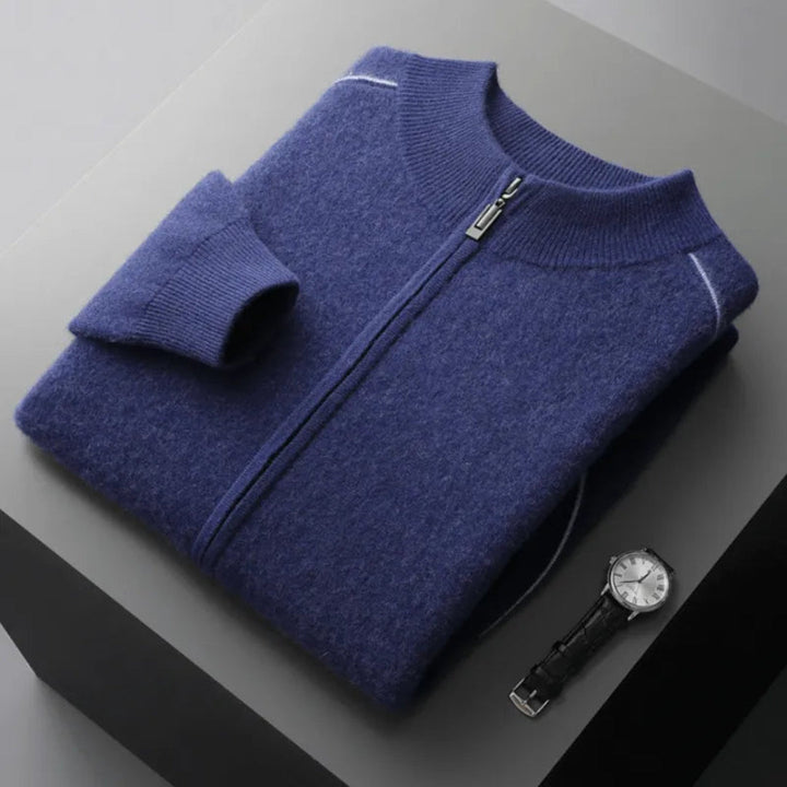 Daxton Cashmere Full-Zip Sweater Artisio