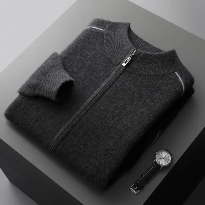 Daxton Cashmere Full-Zip Sweater Artisio