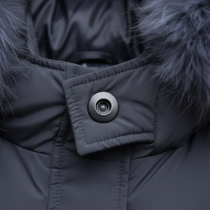 Cassidy Quilted Fur Hoodie Jacket