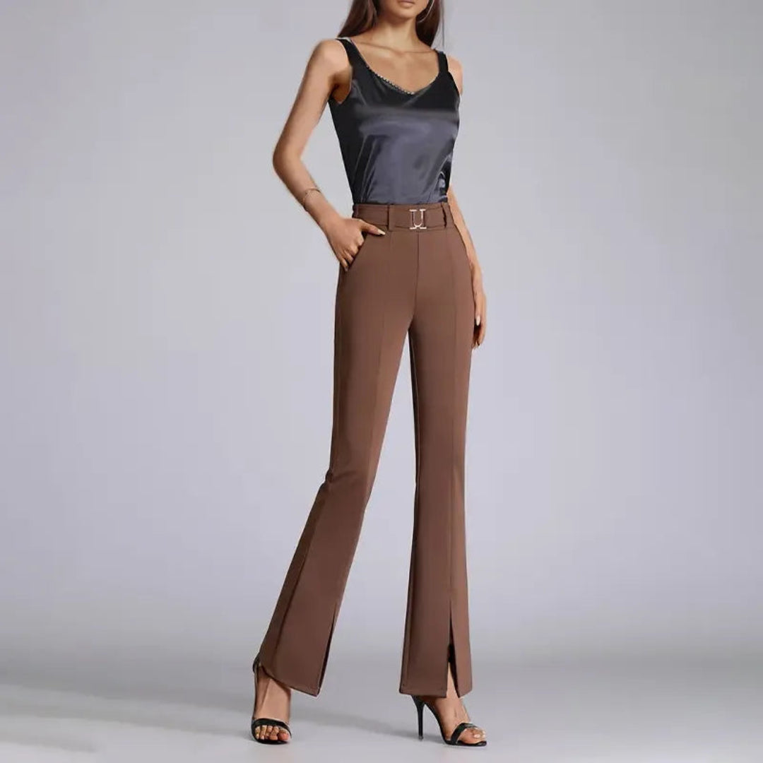Celeste High-Waist Flared Trousers Artisio