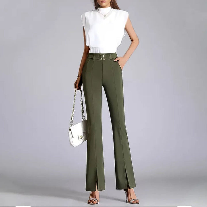 Celeste High-Waist Flared Trousers Artisio