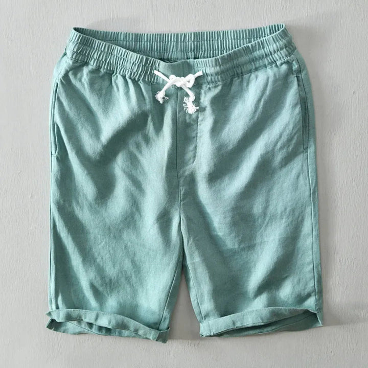 Charlie Drawstring Linen-Blend Shorts Artisio
