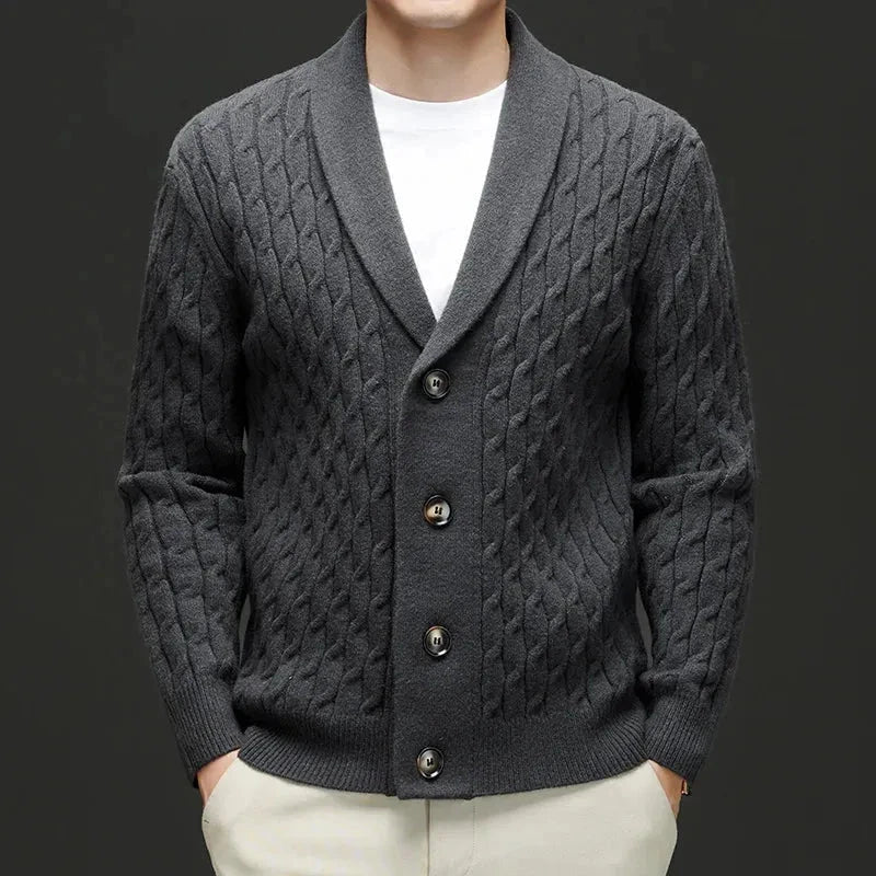 Chase Shawl Wool Cardigan Artisio