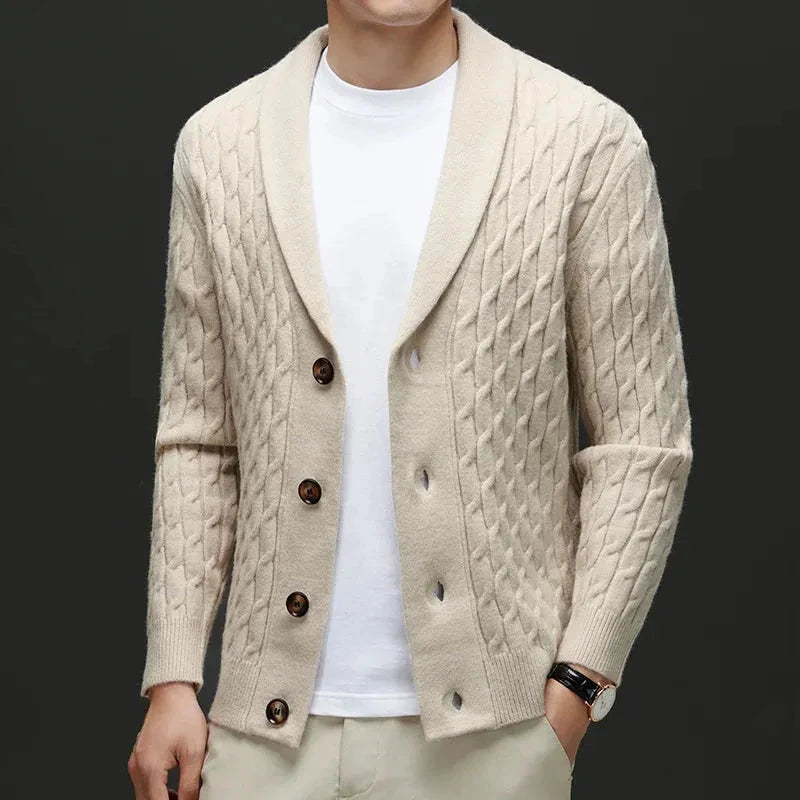 Chase Shawl Wool Cardigan Artisio