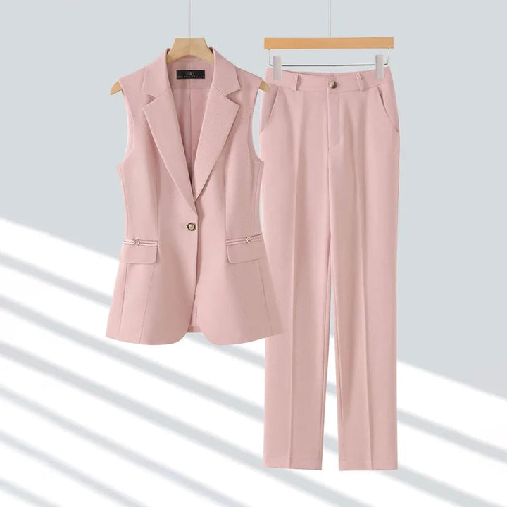 Chloe Montclair Executive Grace 2-Piece Pantsuit Set