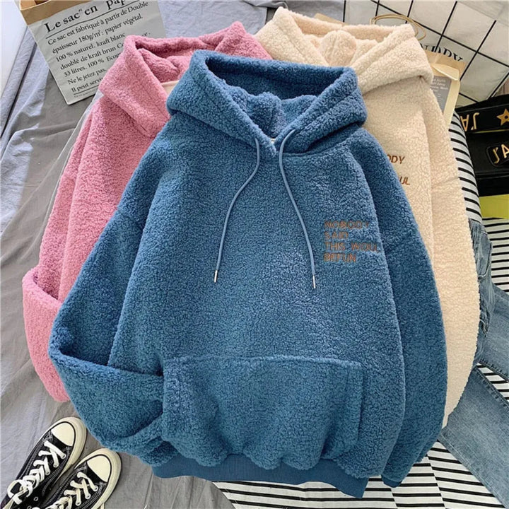 Chloe Oversized Embroidered Hoodies