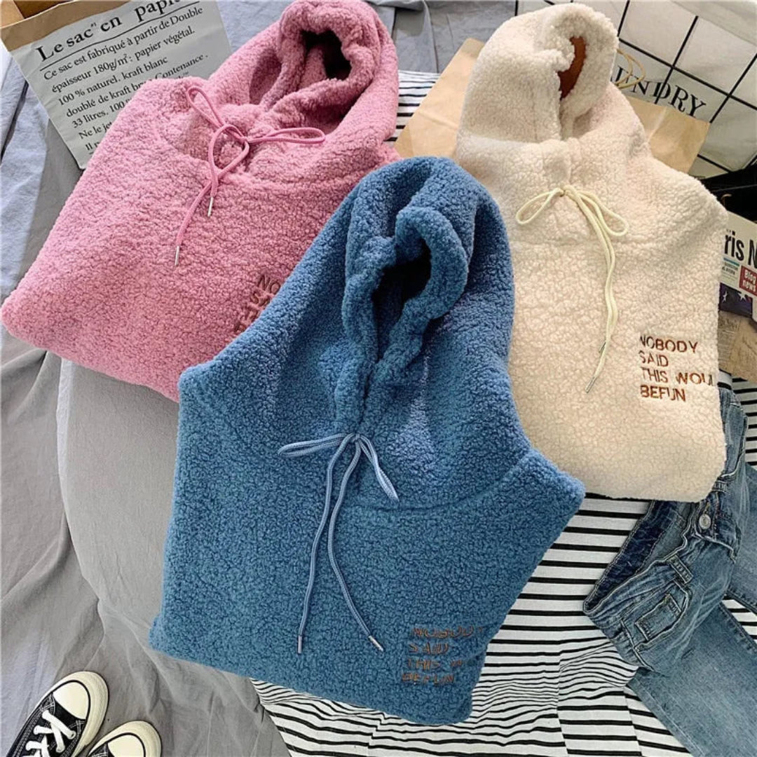 Chloe Oversized Embroidered Hoodies