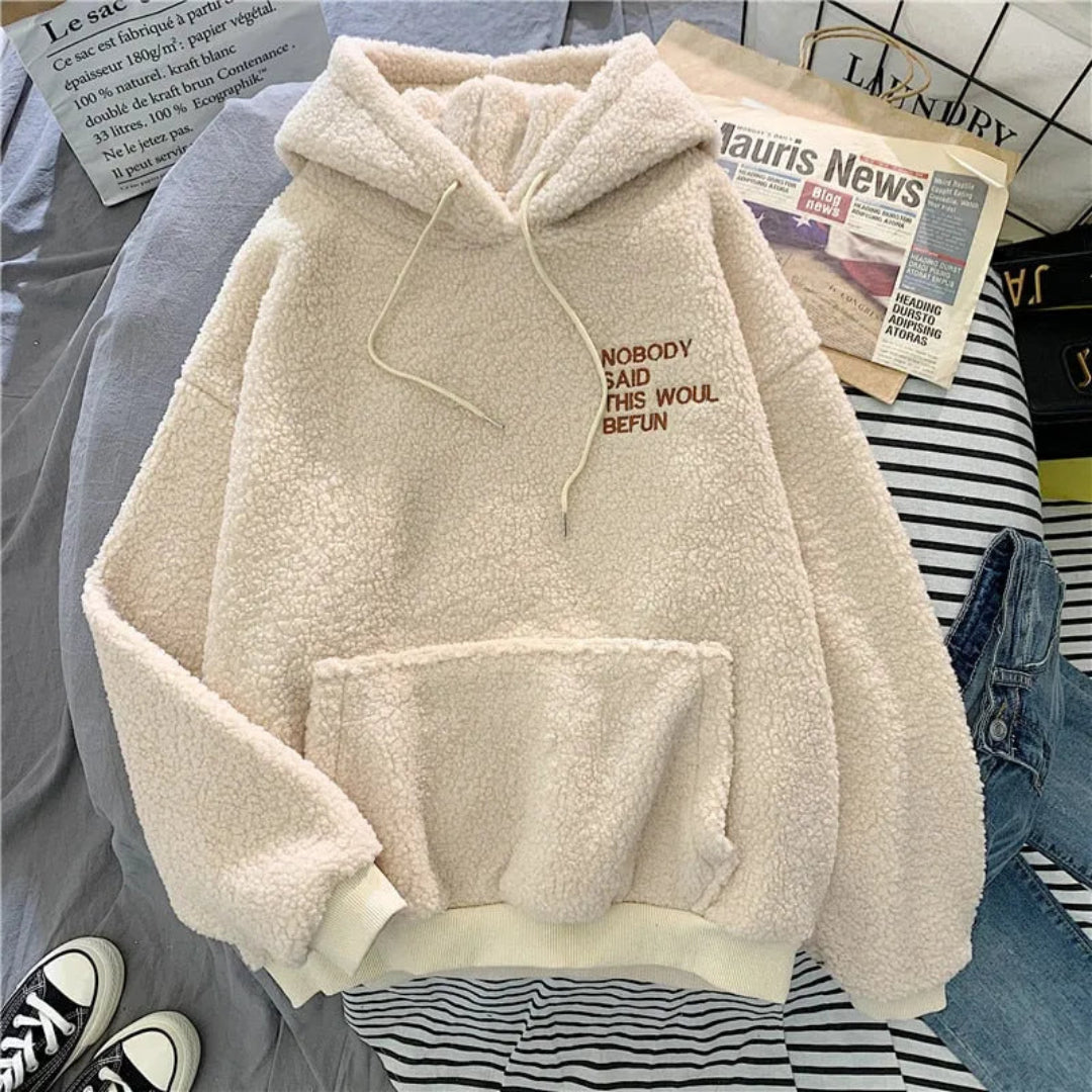 Chloe Oversized Embroidered Hoodies