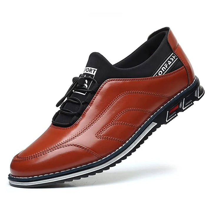 Chris Lace-Up Leather Sneakers Artisio