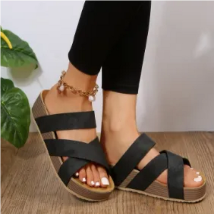 Cora Braided Open-Toe Sandals Artisio