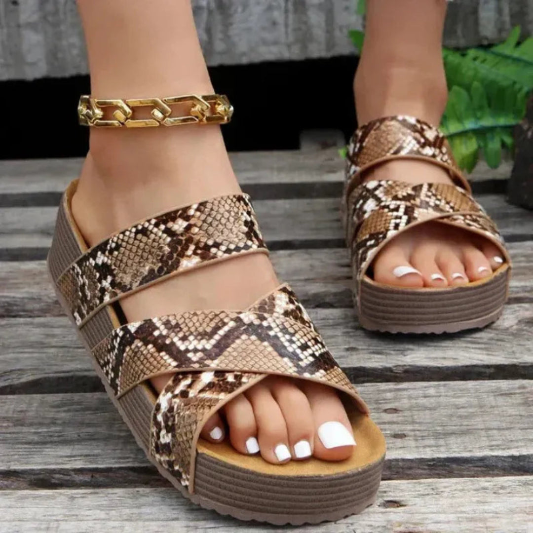 Cora Braided Open-Toe Sandals Artisio