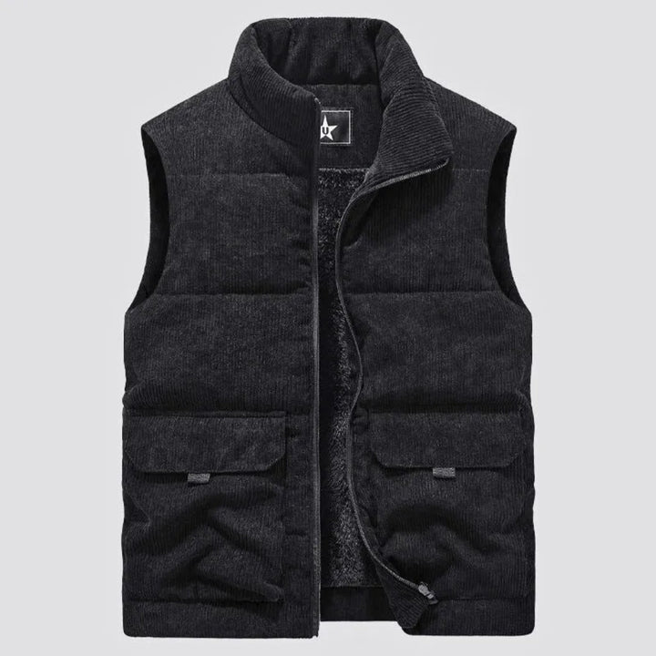 Cory Sherpa-Lined Corduroy Vest