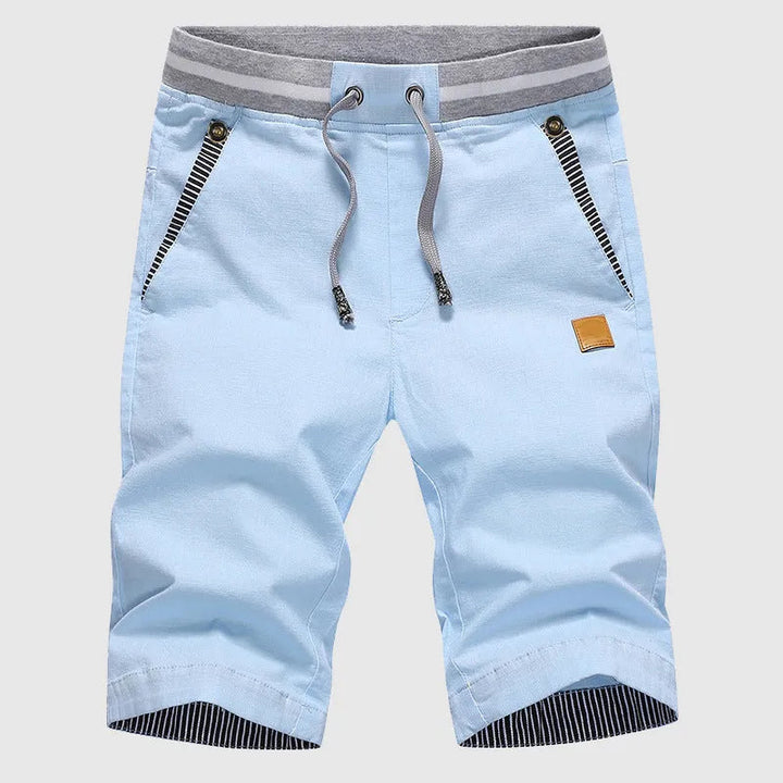 Josh Elastic Waist Cotton Summer Shorts Artisio