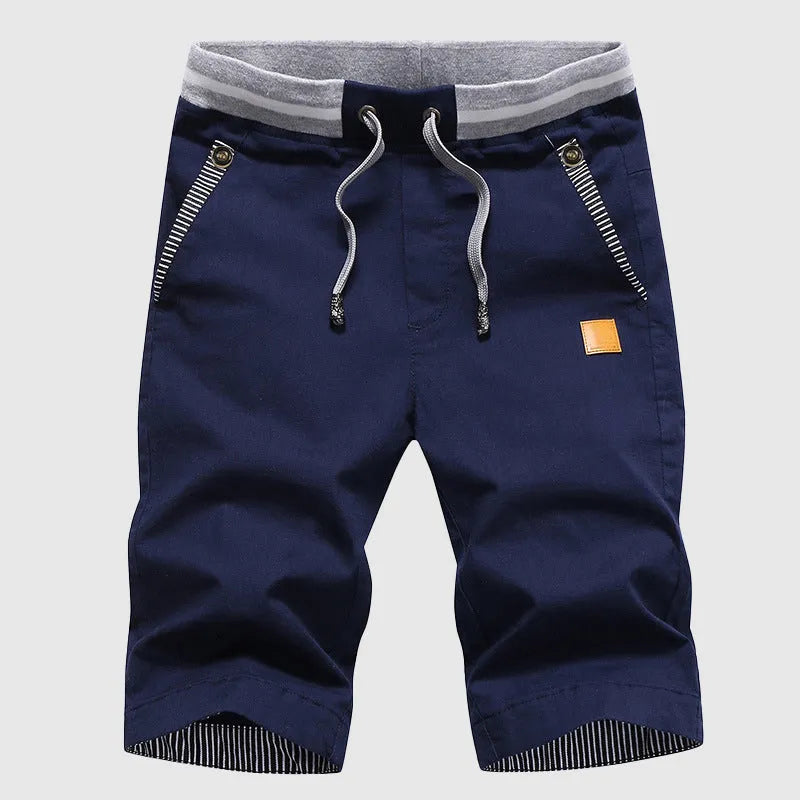 Josh Elastic Waist Cotton Summer Shorts Artisio