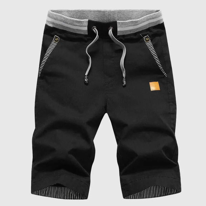 Josh Elastic Waist Cotton Summer Shorts Artisio