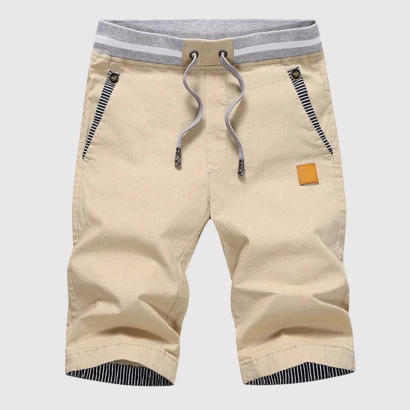 Josh Elastic Waist Cotton Summer Shorts Artisio
