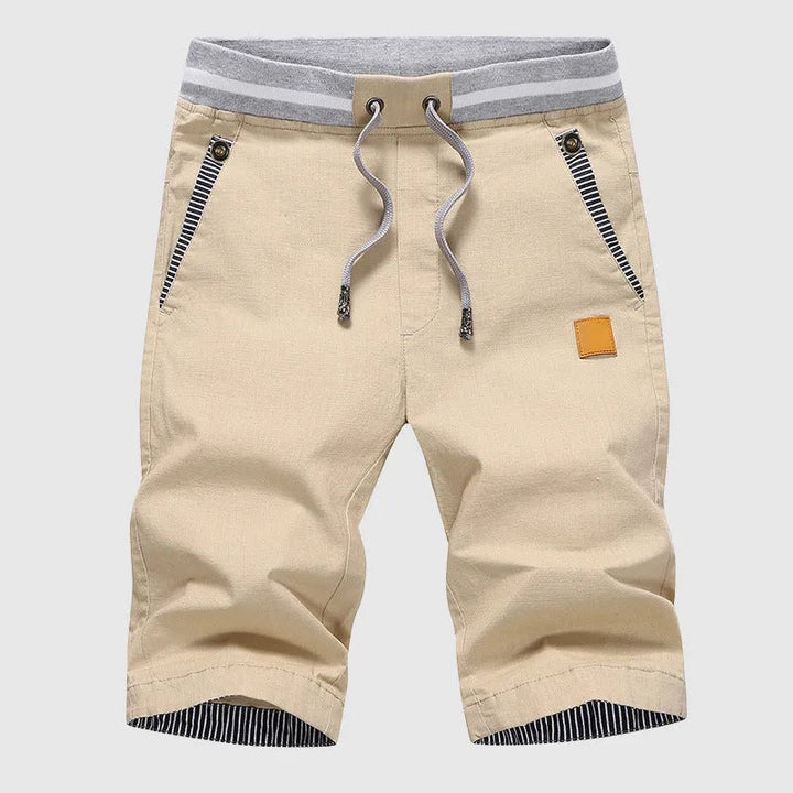 Josh Elastic Waist Cotton Summer Shorts Artisio