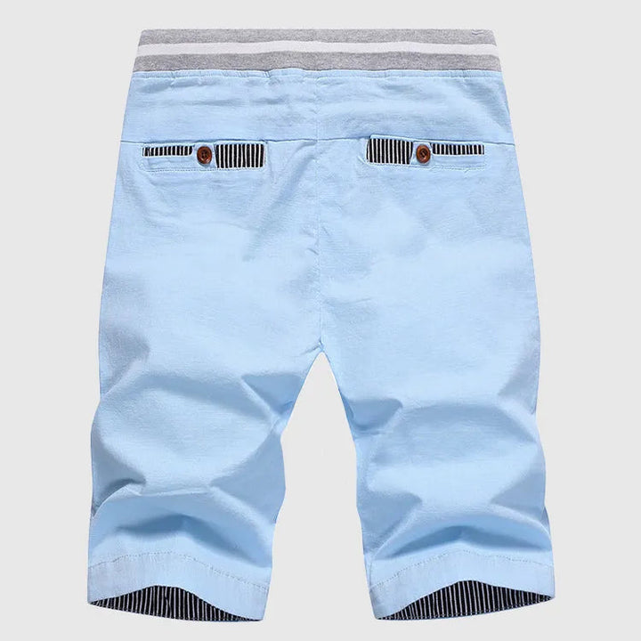 Josh Elastic Waist Cotton Summer Shorts Artisio