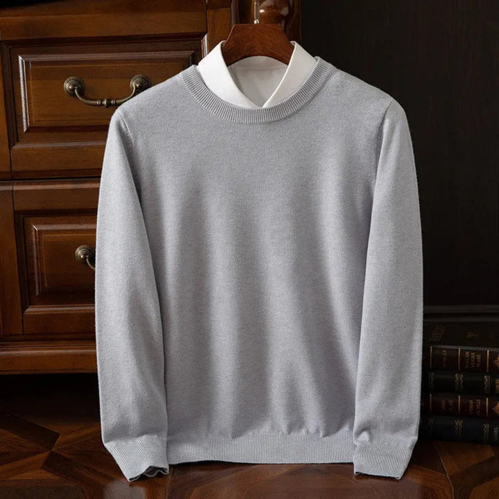 Dan Crew Neck Cashmere Sweater Artisio