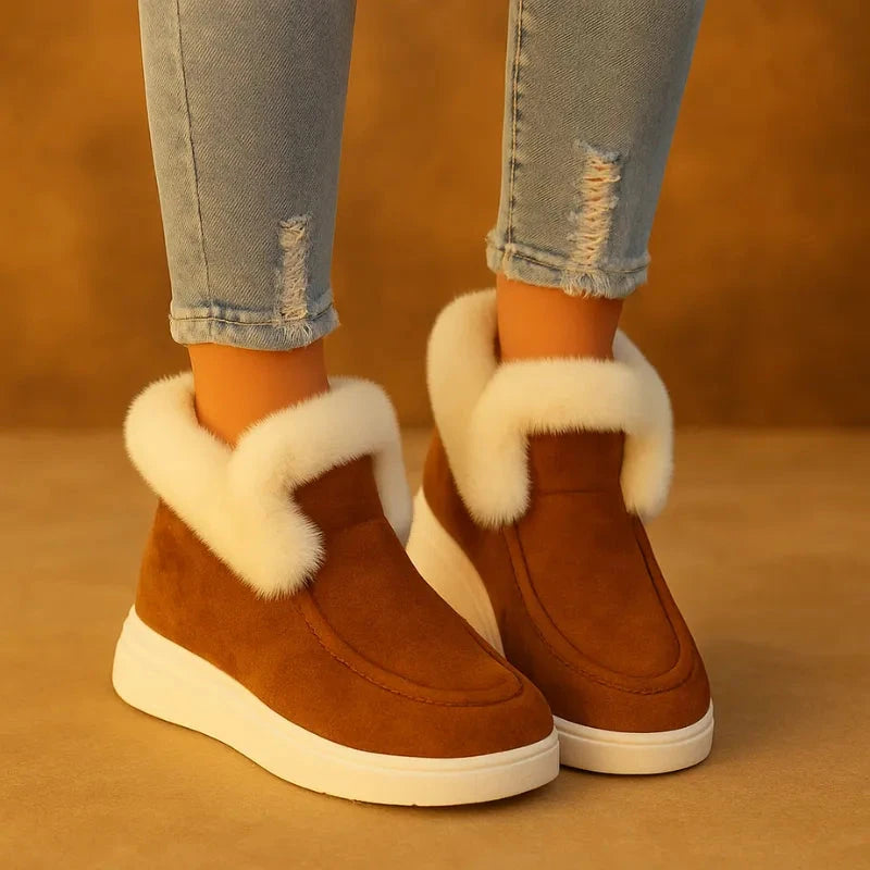 Danica Plush Fur Lined Boots Artisio