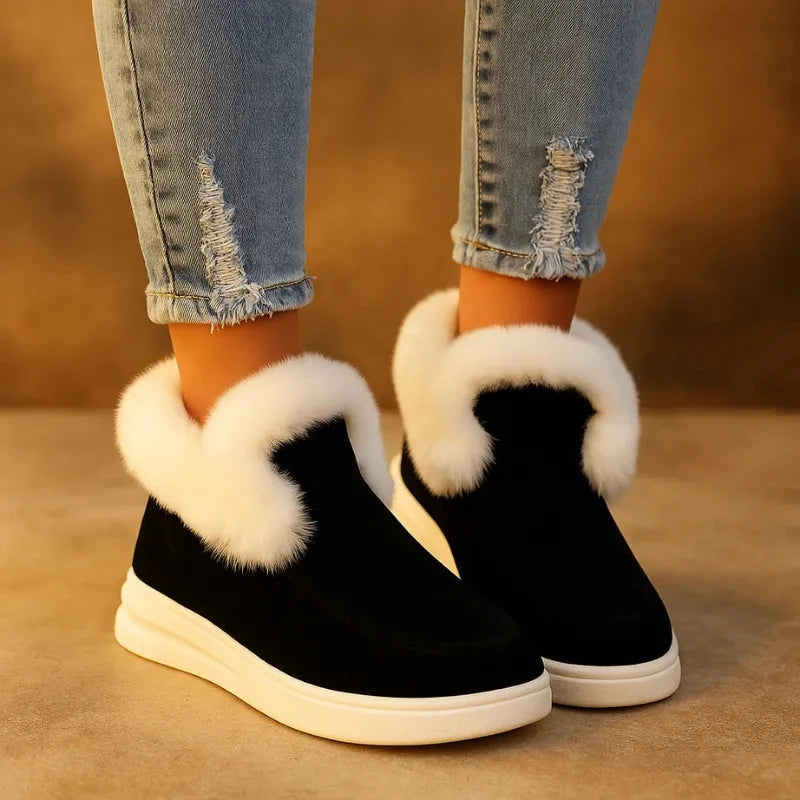 Danica Plush Fur Lined Boots Artisio