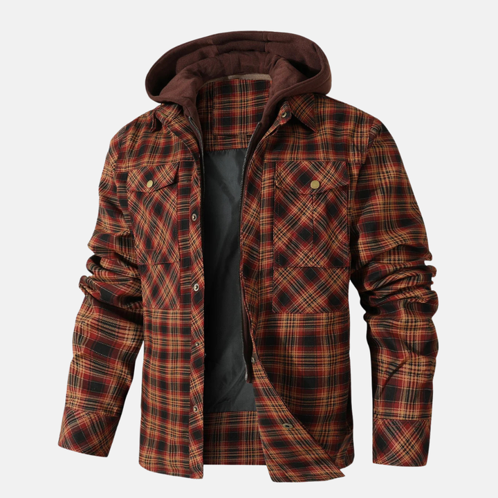 Daniel Flannel Hooded Jacket Artisio