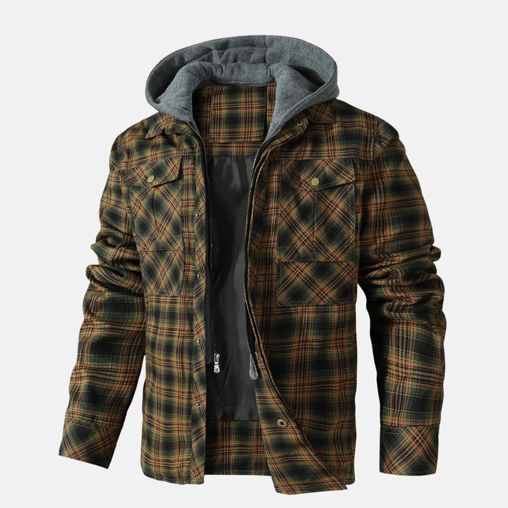 Daniel Flannel Hooded Jacket Artisio
