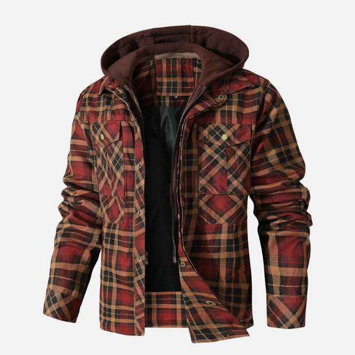 Daniel Flannel Hooded Jacket Artisio