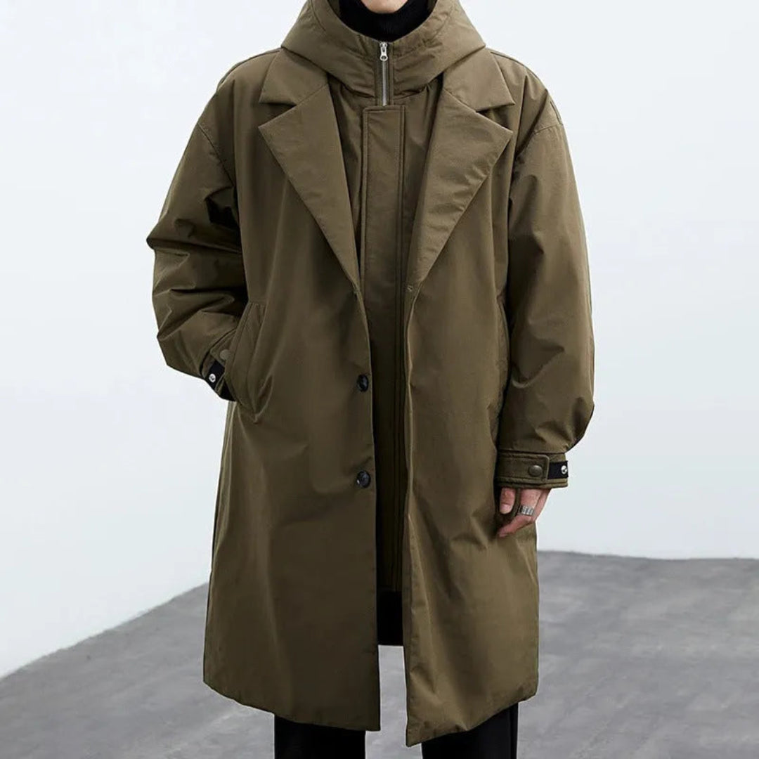 Daniel Hooded Trench Coat Artisio