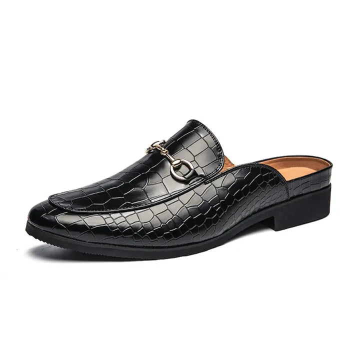 Dante Croc-Embossed Mules