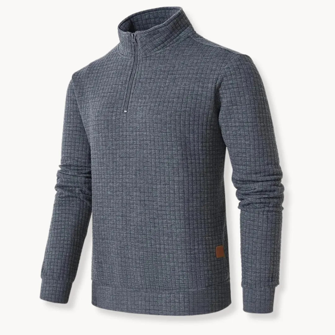 David Oversized Half Zipper Pullover