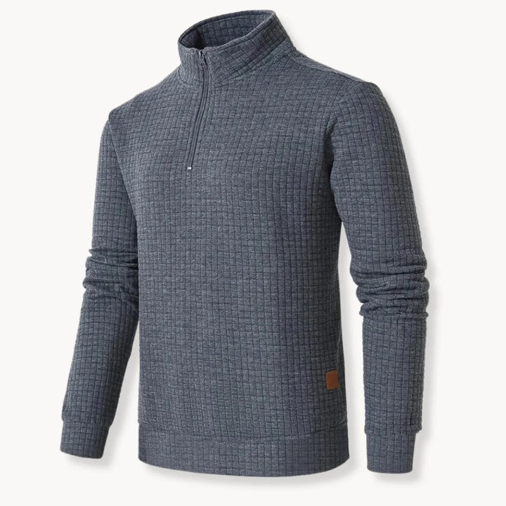 David Oversized Half Zipper Pullover