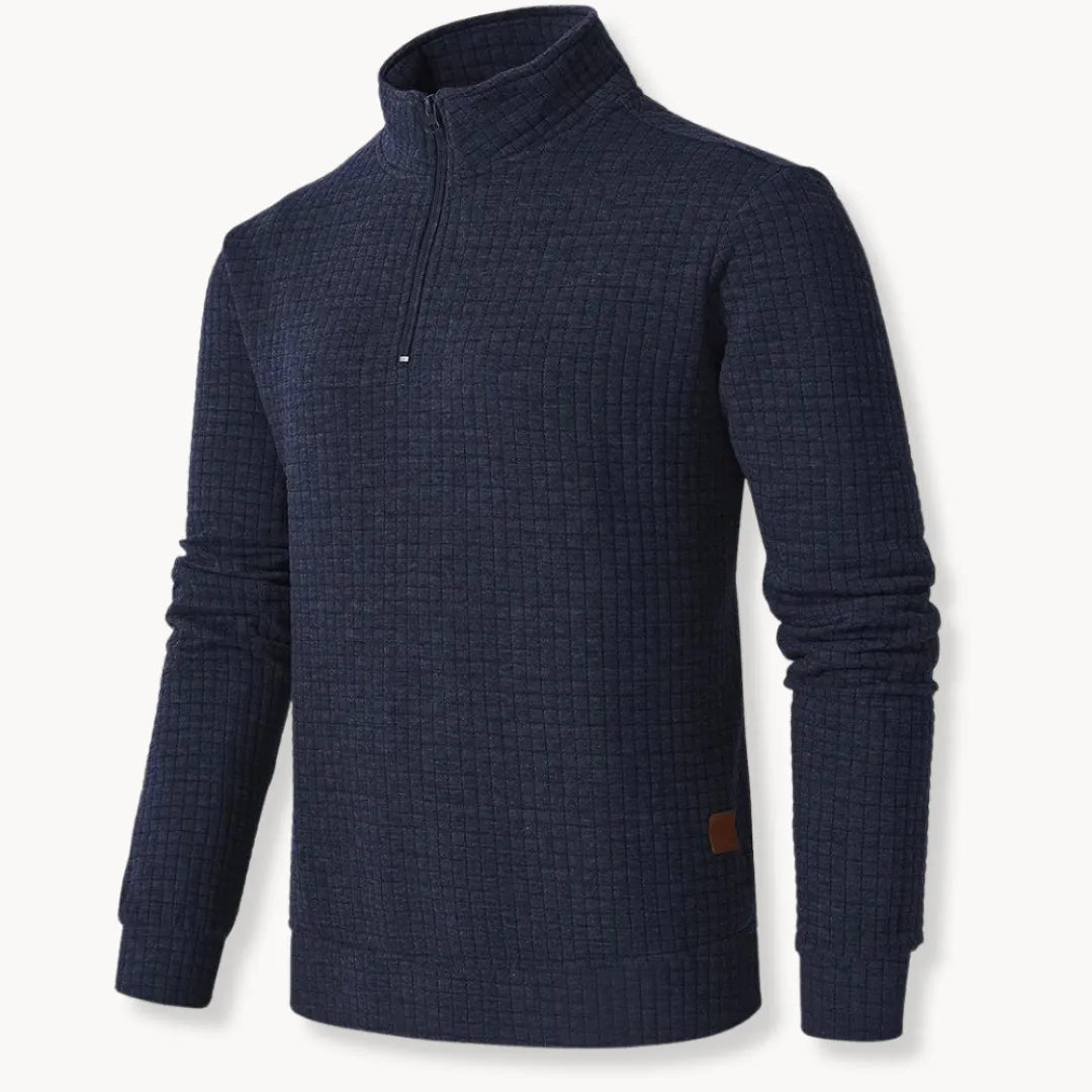 David Oversized Half Zipper Pullover