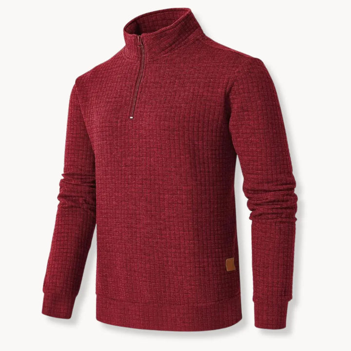 David Oversized Half Zipper Pullover