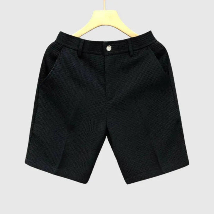 David Solid Color Cotton Shorts Artisio