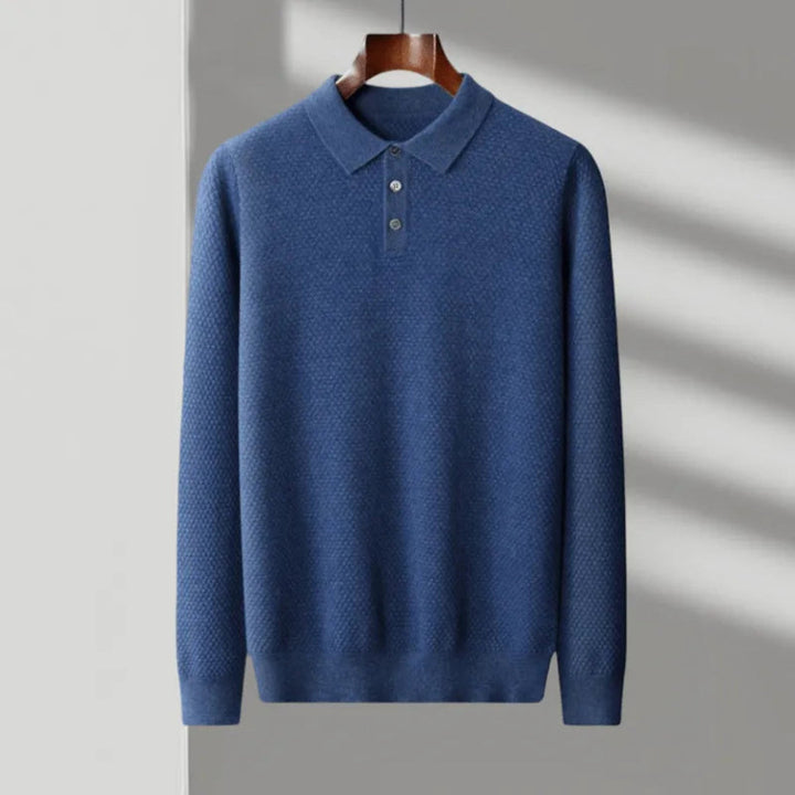 Dawson Cashmere Knit Polo Artisio