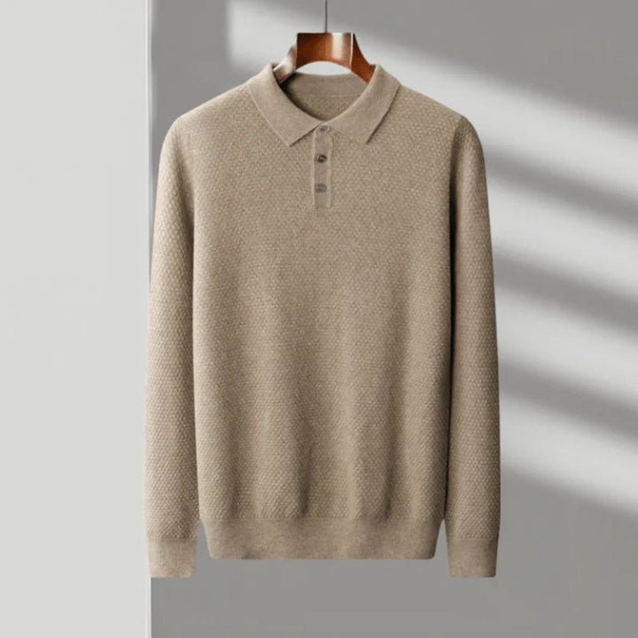 Dawson Cashmere Knit Polo Artisio