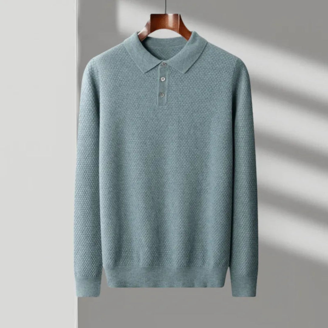 Dawson Cashmere Knit Polo Artisio